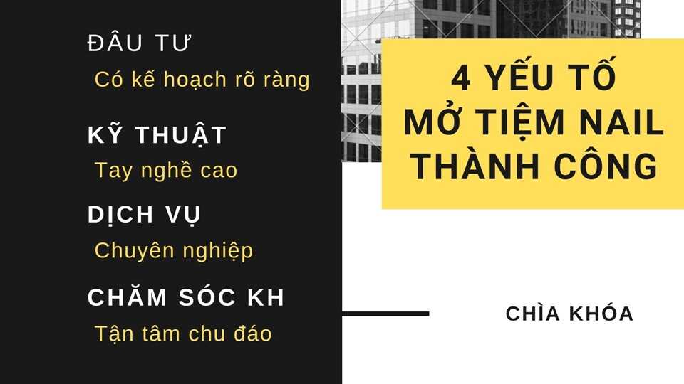 Kinh nghiệm mở tiệm nail thành công
